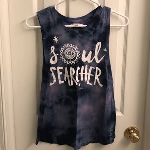 soul searcher spiritual gangster tie dye tank!